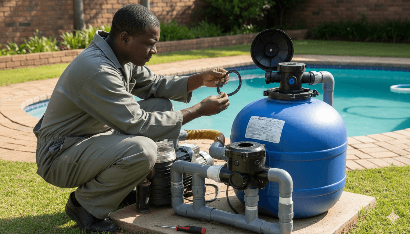 Pool filter repairs by Carlos Pools